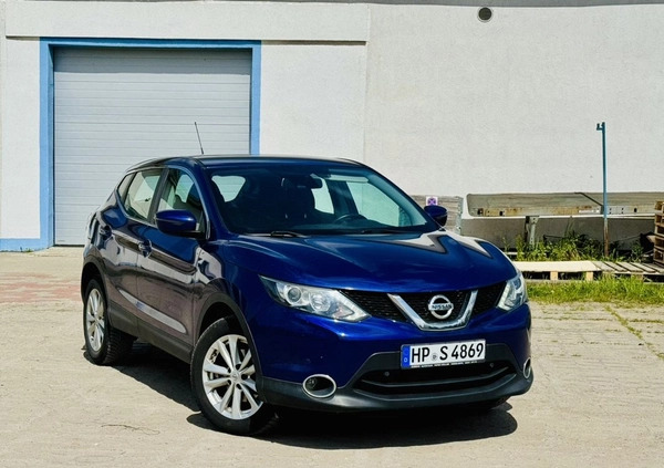 Nissan Qashqai cena 56700 przebieg: 122524, rok produkcji 2015 z Orneta małe 137